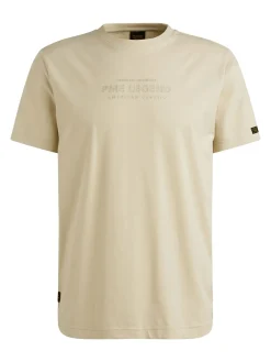 Short sleeve r-neck cotton elastan