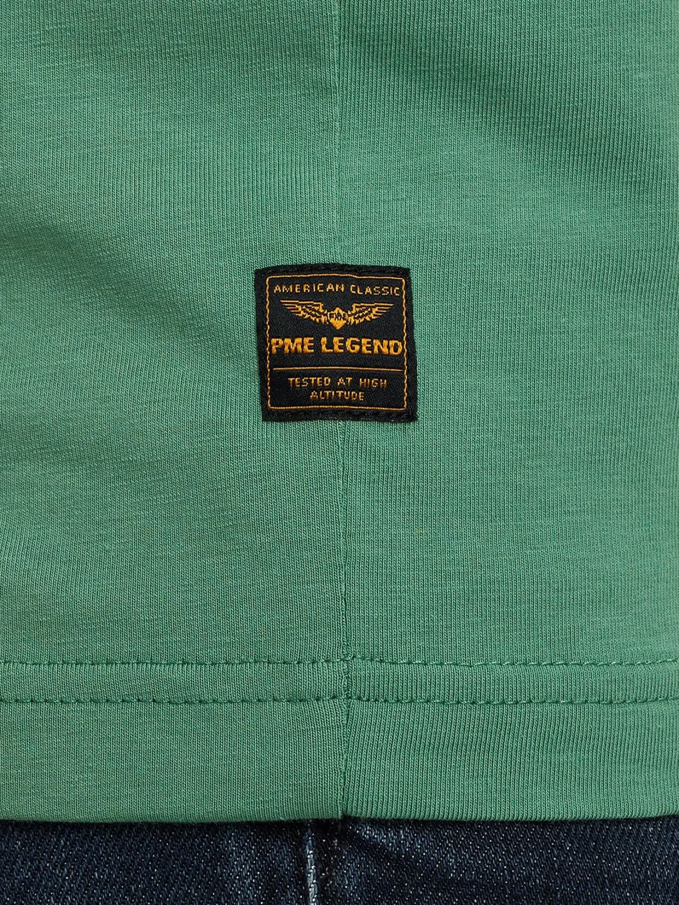 Short sleeve r-neck cotton elastan