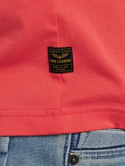 Short sleeve r-neck cotton elastan