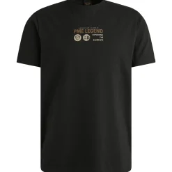 Short sleeve r-neck cotton elastan