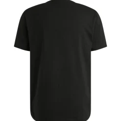 Short sleeve r-neck cotton elastan