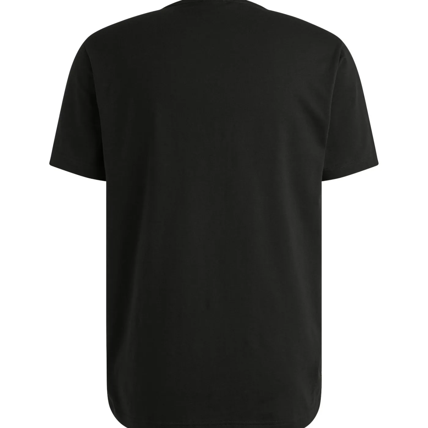 Short sleeve r-neck cotton elastan