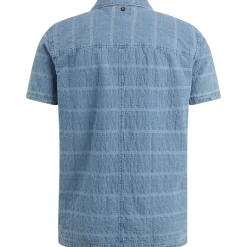 Short Sleeve Shirt Chambray Dobby