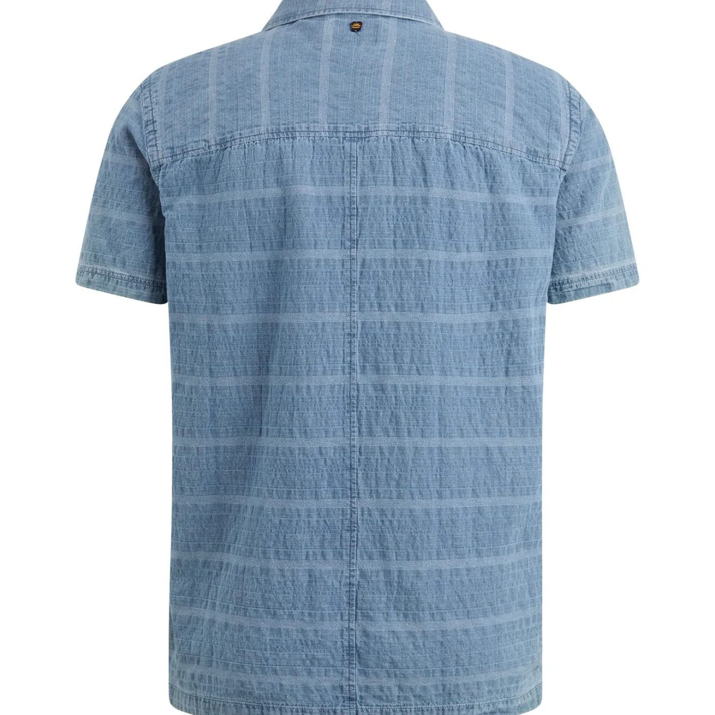 Short Sleeve Shirt Chambray Dobby