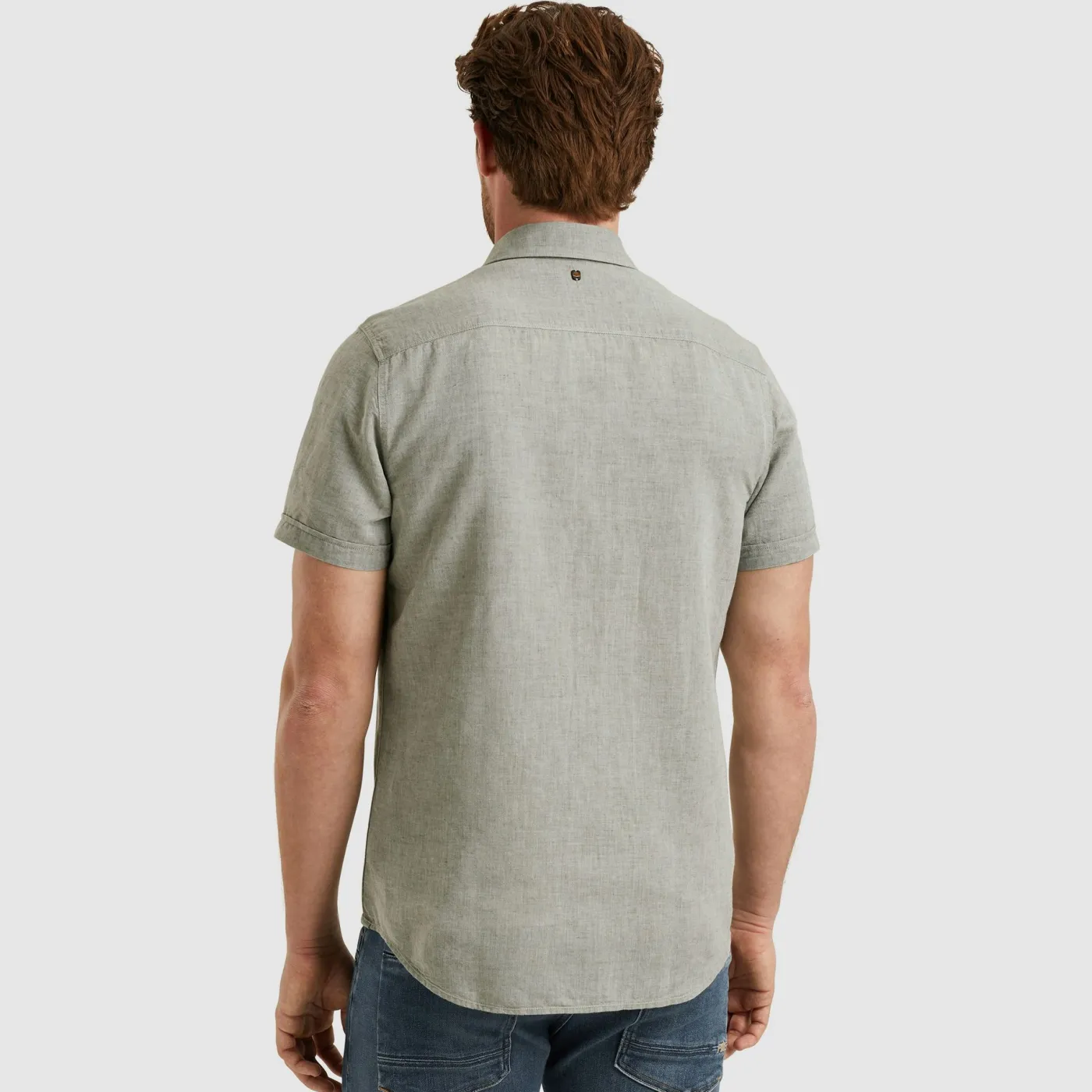 Short Sleeve Shirt Ctn Linen 2 ton