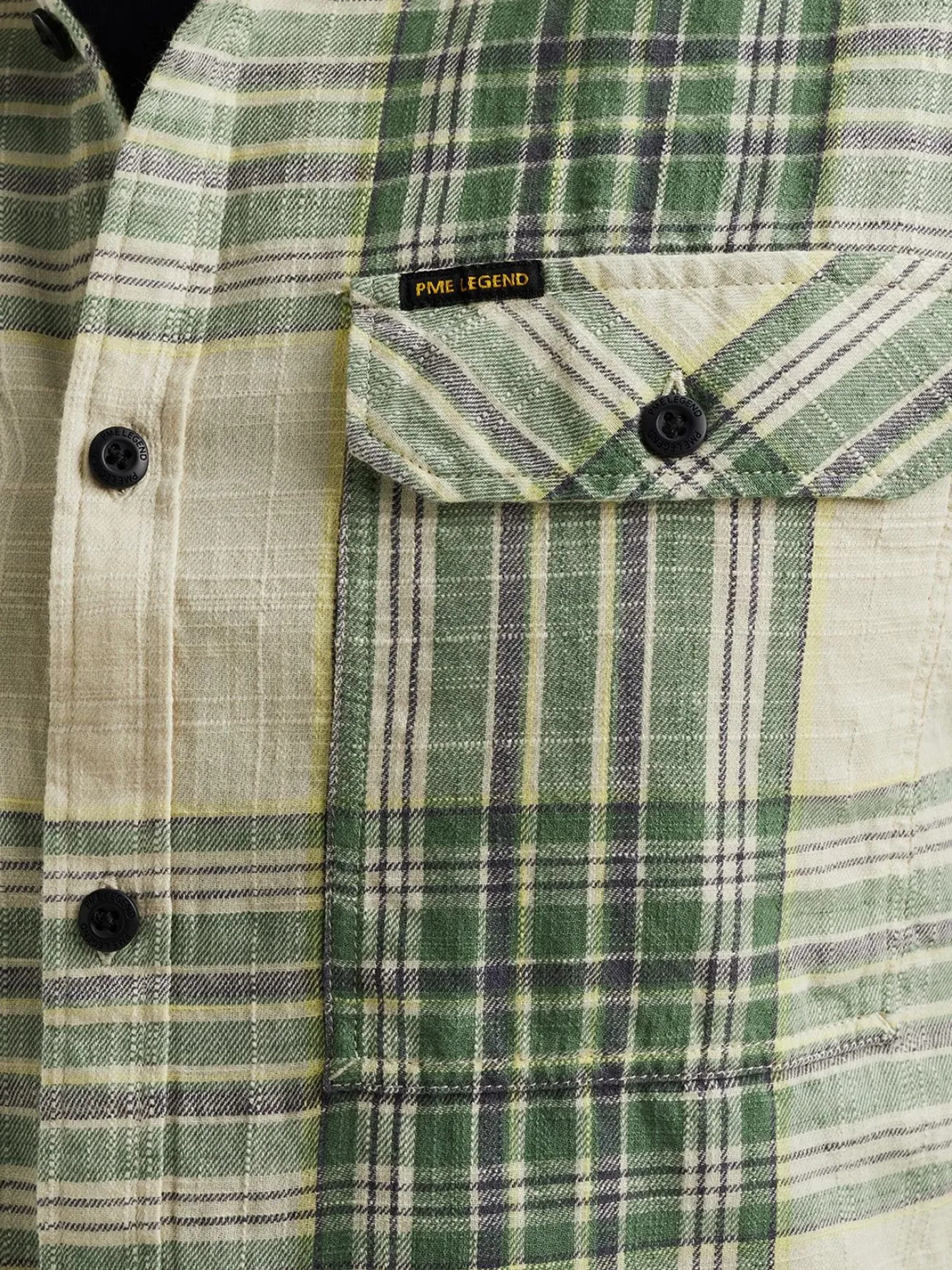 Short Sleeve Shirt Ctn Slub Check