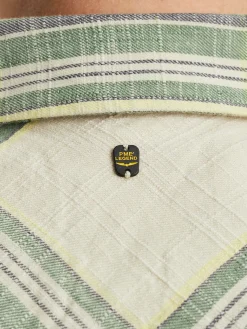 Short Sleeve Shirt Ctn Slub Check