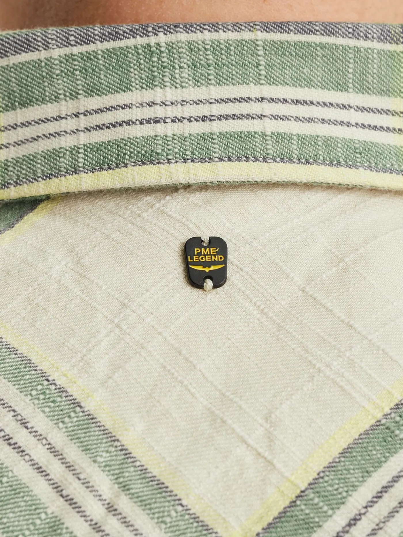 Short Sleeve Shirt Ctn Slub Check