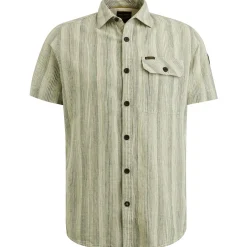 Short Sleeve Shirt Yarn Dyed Strip