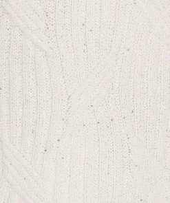 Sweater batwing s/slve slub lurex