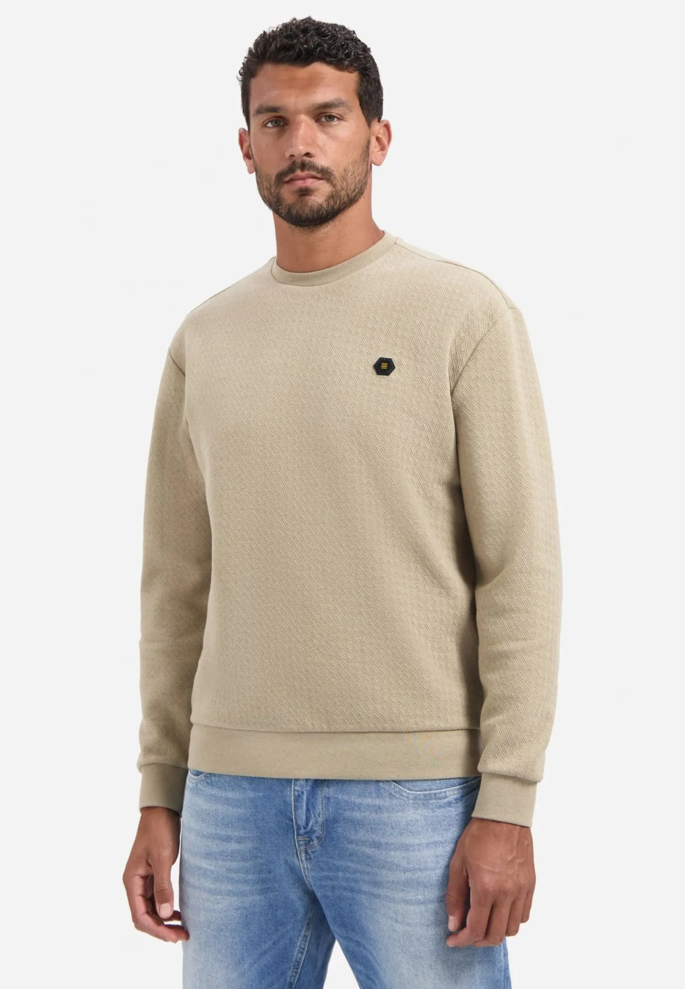 Sweater Crewneck Relief Melange