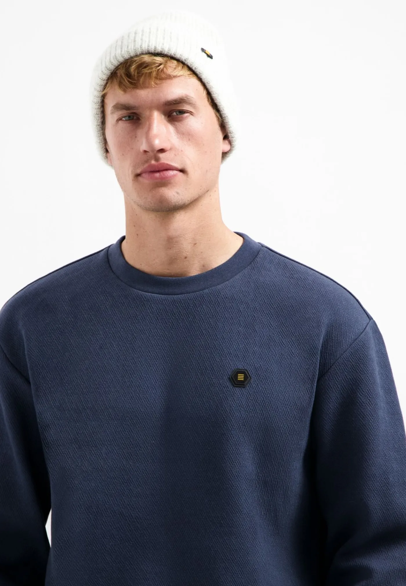 Sweater Crewneck Relief Melange