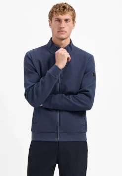Sweater Full Zip Stand Up-Collar Relief