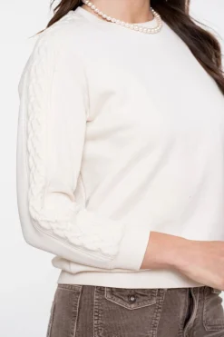 Sweater knitted insert