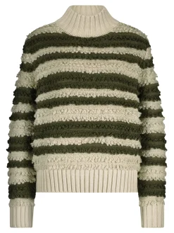 Sweater with Loops + Stripe