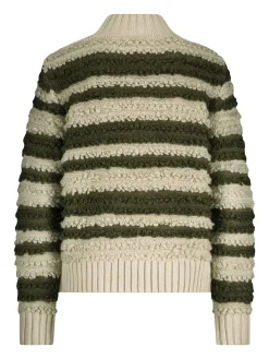 Sweater with Loops + Stripe