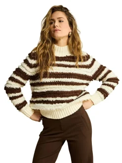 Sweater with Loops + Stripe