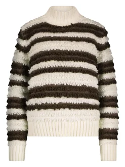 Sweater with Loops + Stripe