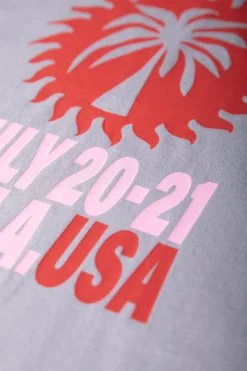 Tropical Beach Tour Boxy Tee