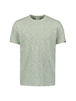 T-Shirt Crewneck Multi Coloured Melange Stripes