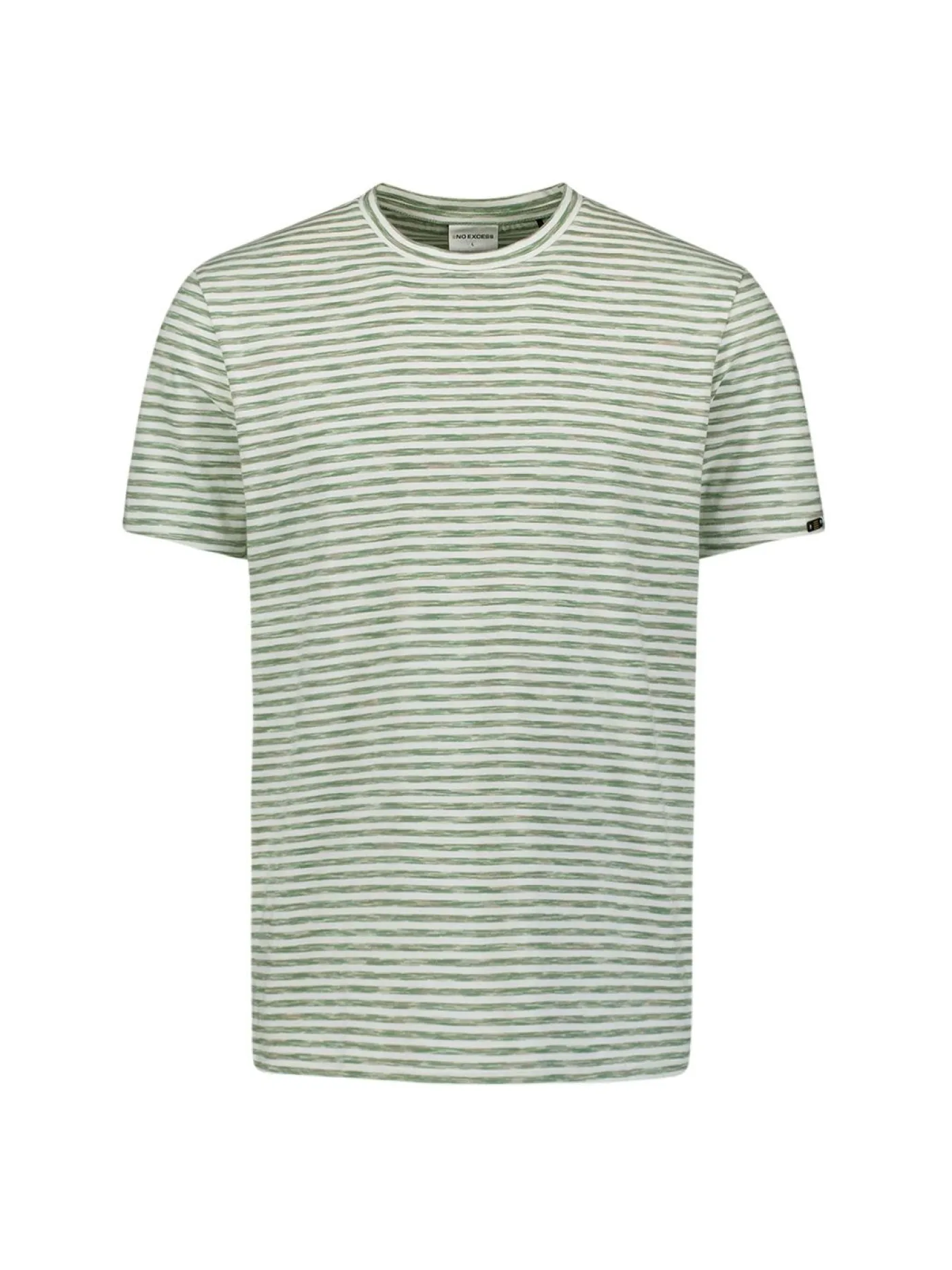 T-Shirt Crewneck Multi Coloured Melange Stripes