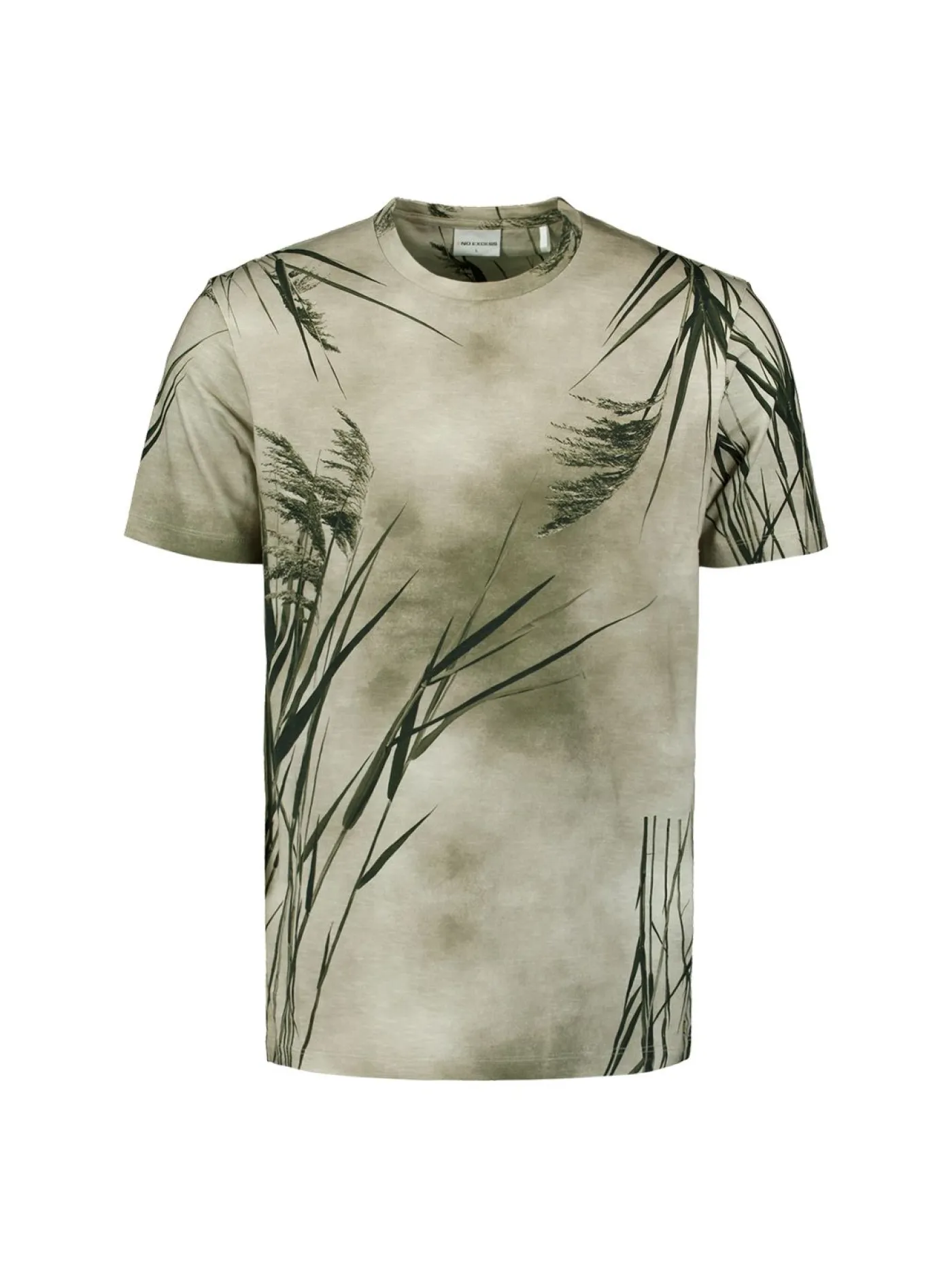 T-Shirt Crewneck Slub Allover Printed