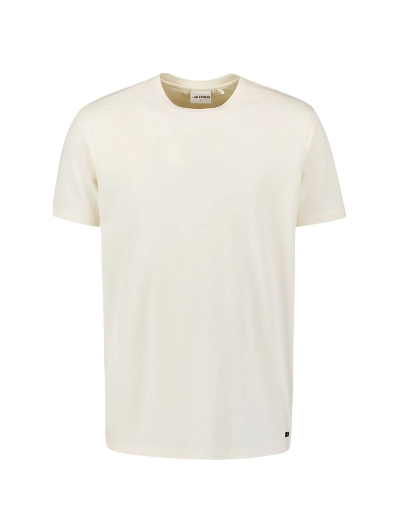 T-Shirt Crewneck Solid Relief Knit