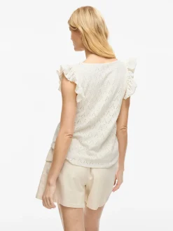 VIAMALINA V-NECK C/S TOP/PB