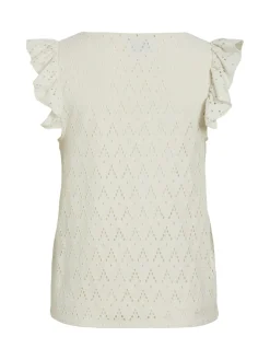 VIAMALINA V-NECK C/S TOP/PB