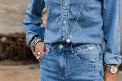 Victoria Blouse Denim