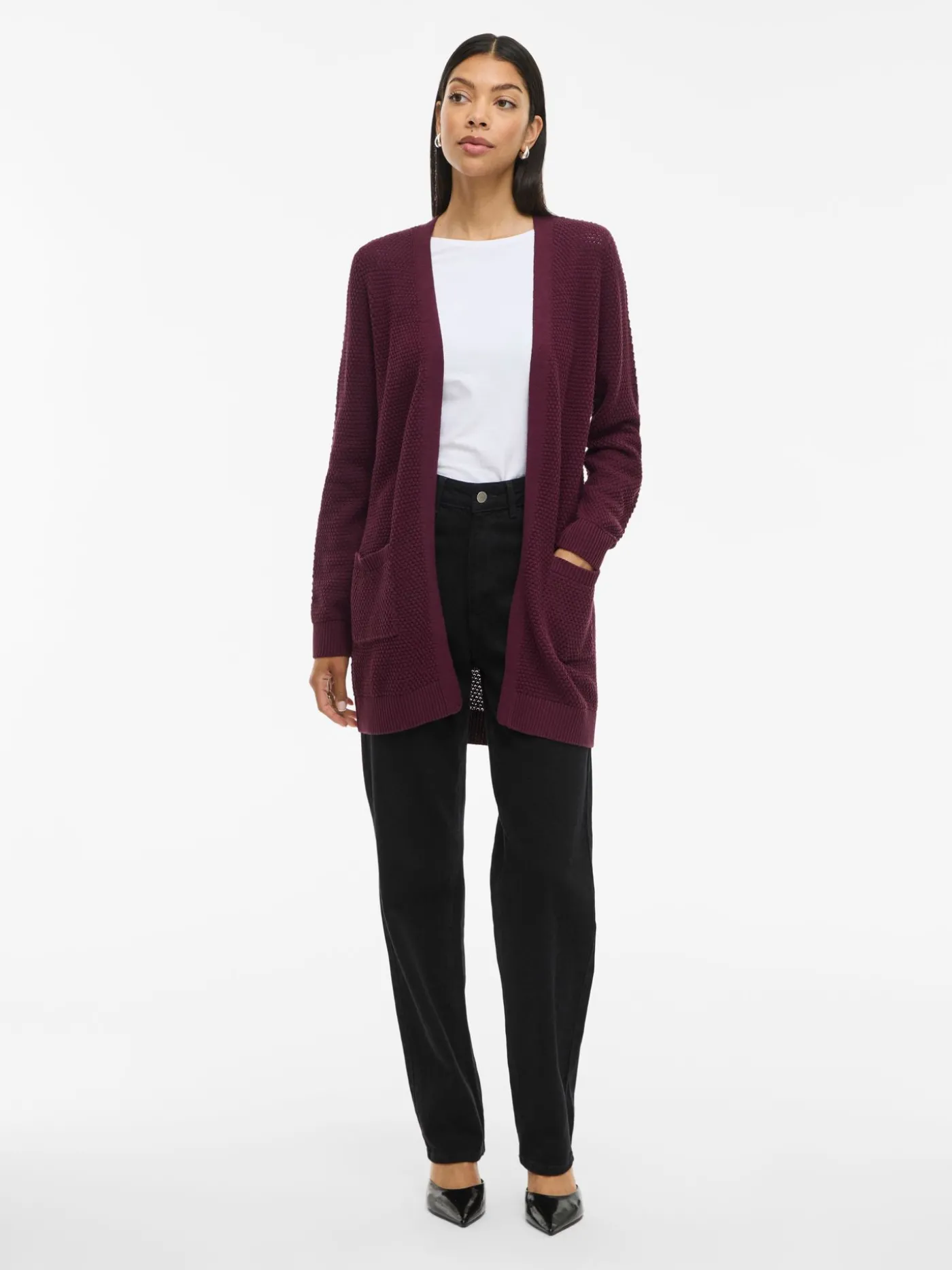 VIDALO L/S KNIT CARDIGAN- NOOS