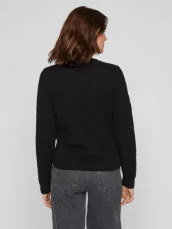 VIDALO O-NECK L/S KNIT TOP- NOOS