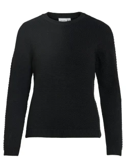 VIDALO O-NECK L/S KNIT TOP- NOOS