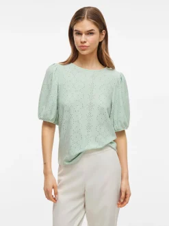 VIKALLY O-NECK 2/4 TOP - NOOS