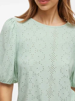 VIKALLY O-NECK 2/4 TOP - NOOS