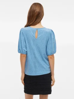 VIKALLY O-NECK 2/4 TOP - NOOS