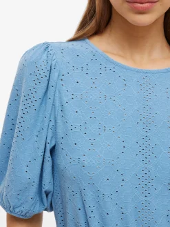 VIKALLY O-NECK 2/4 TOP - NOOS