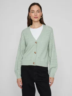 VIRIL V-NECK L/S KNIT CARDIGAN - NO