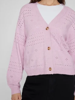 VIRIL V-NECK L/S KNIT CARDIGAN - NO