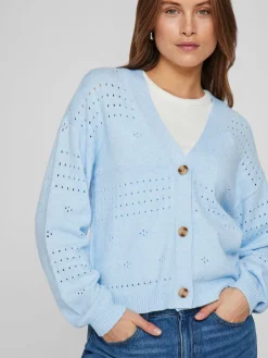 VIRIL V-NECK L/S KNIT CARDIGAN - NO