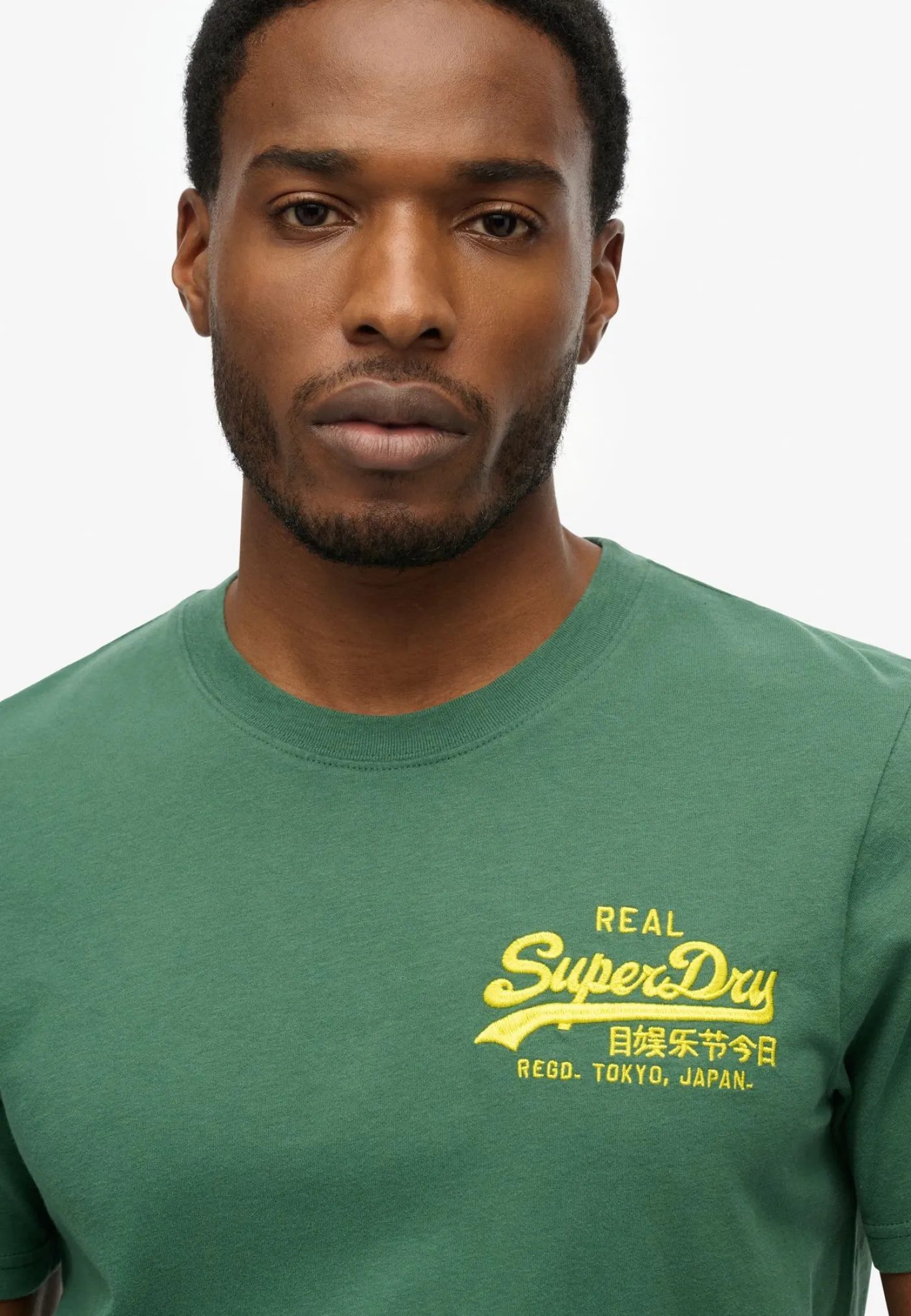 Vl embroidered relaxed tee