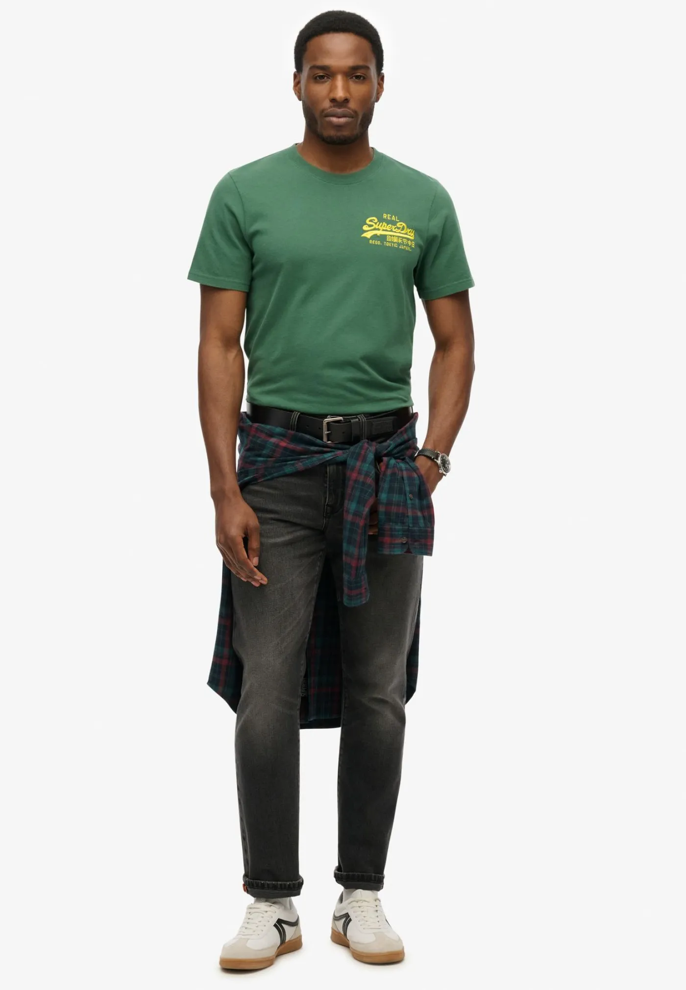 Vl embroidered relaxed tee