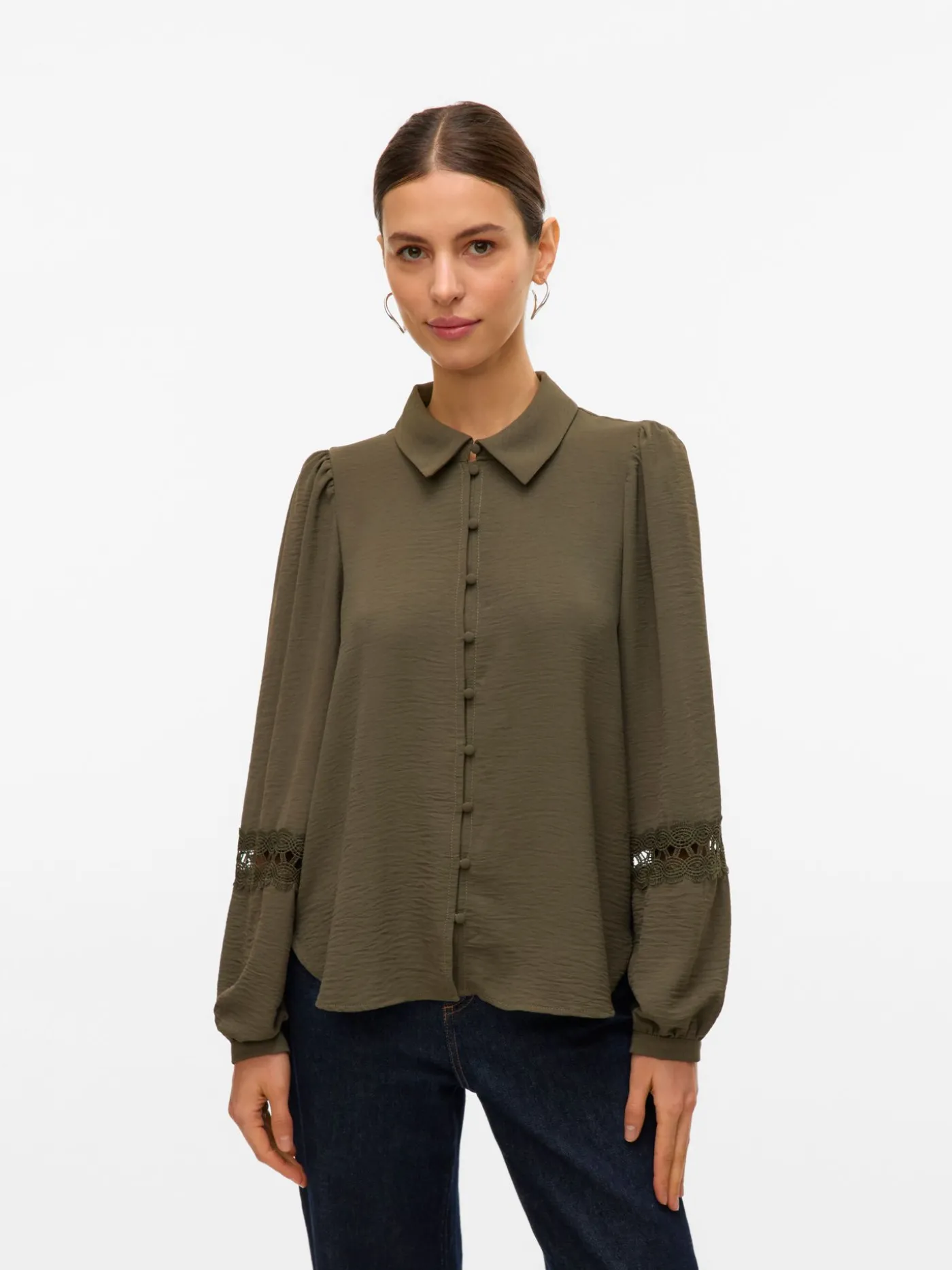 VMALVA LACE LS SHIRT WVN GA BOO