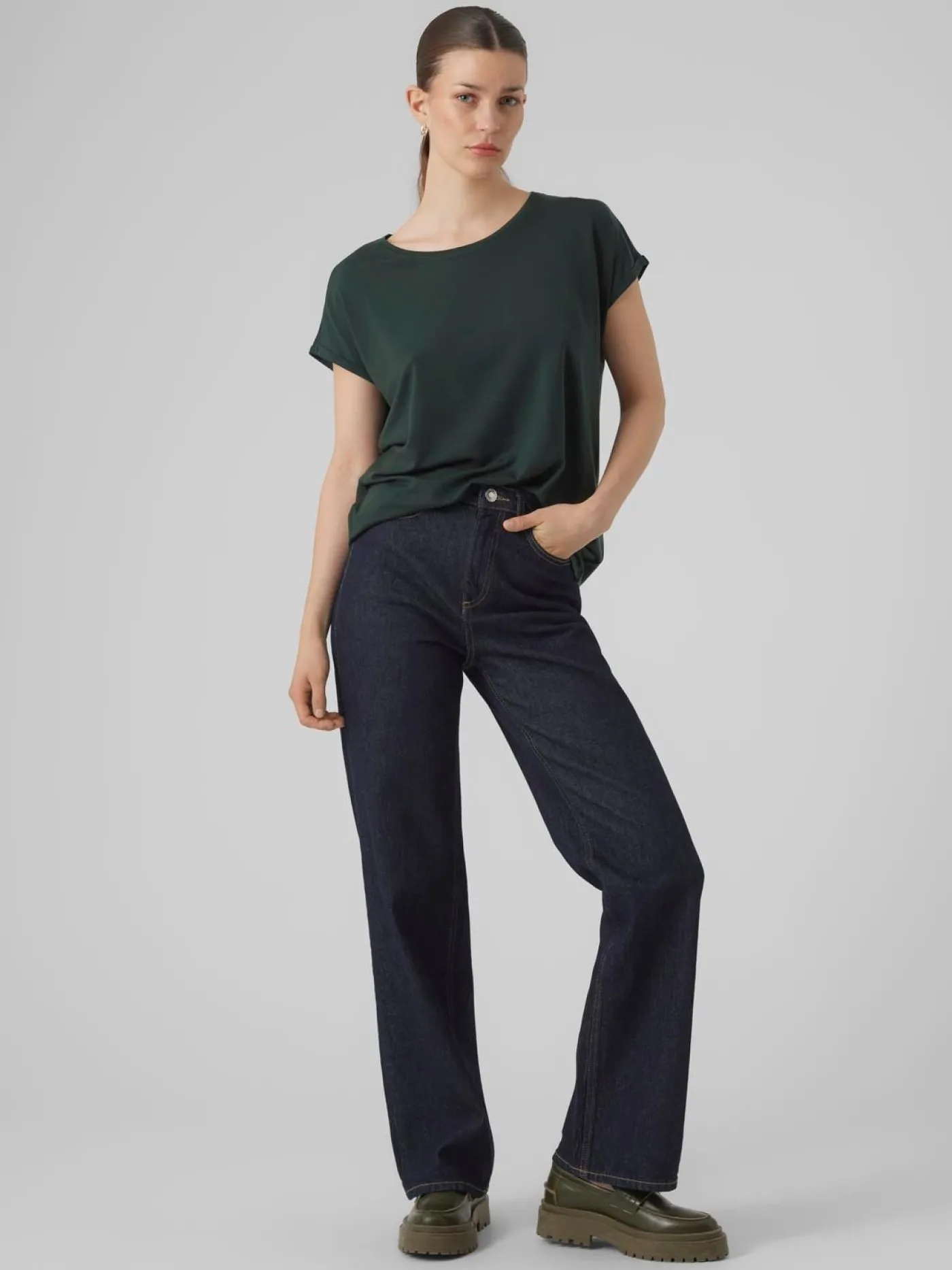 VMAVA PLAIN SS TOP GAJRS NOOS