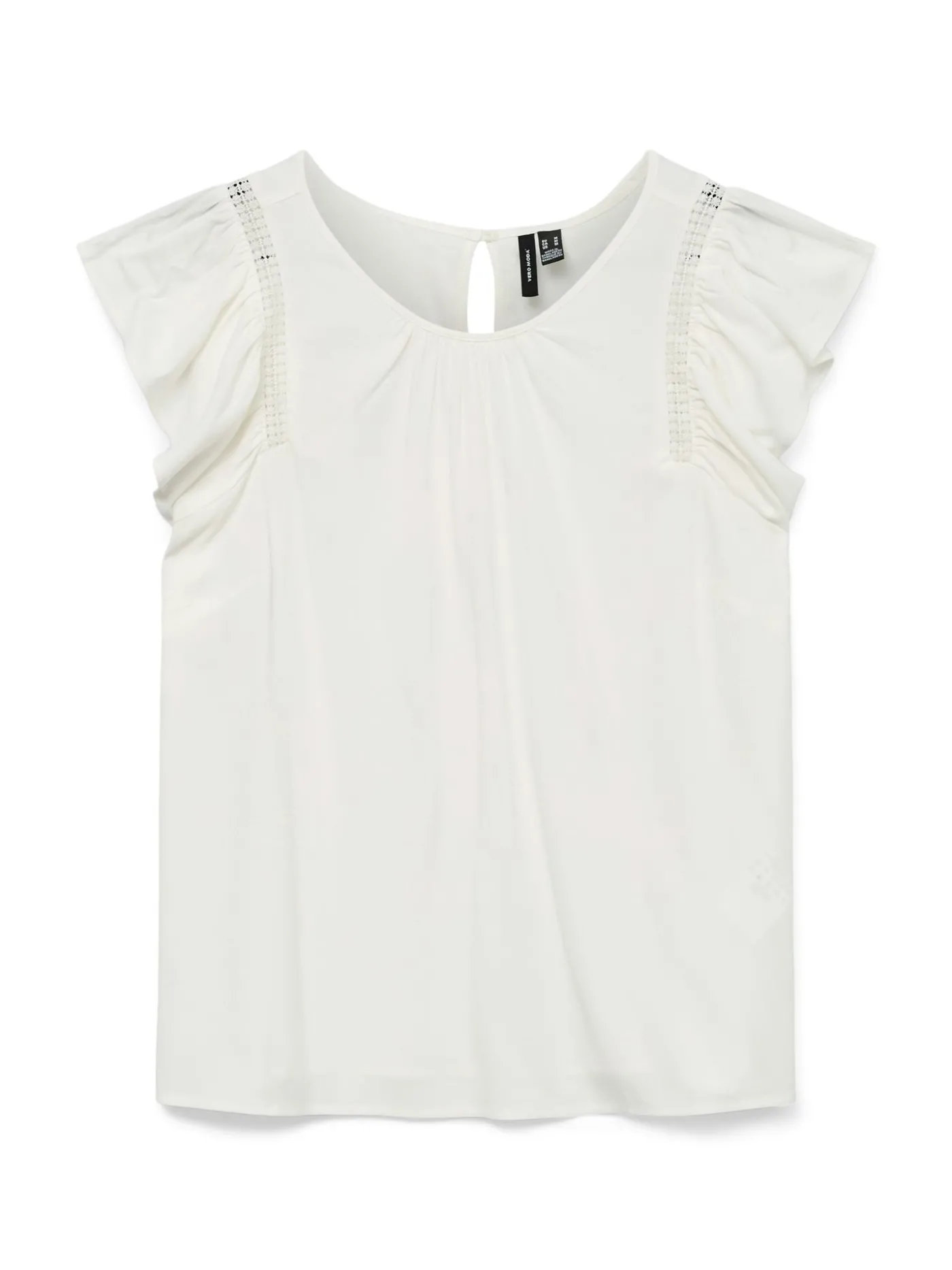 VMBELLA SS LACE TOP WVN GA NOOS