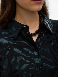 VMCARLA FOIL L/S SHIRT WVN GA