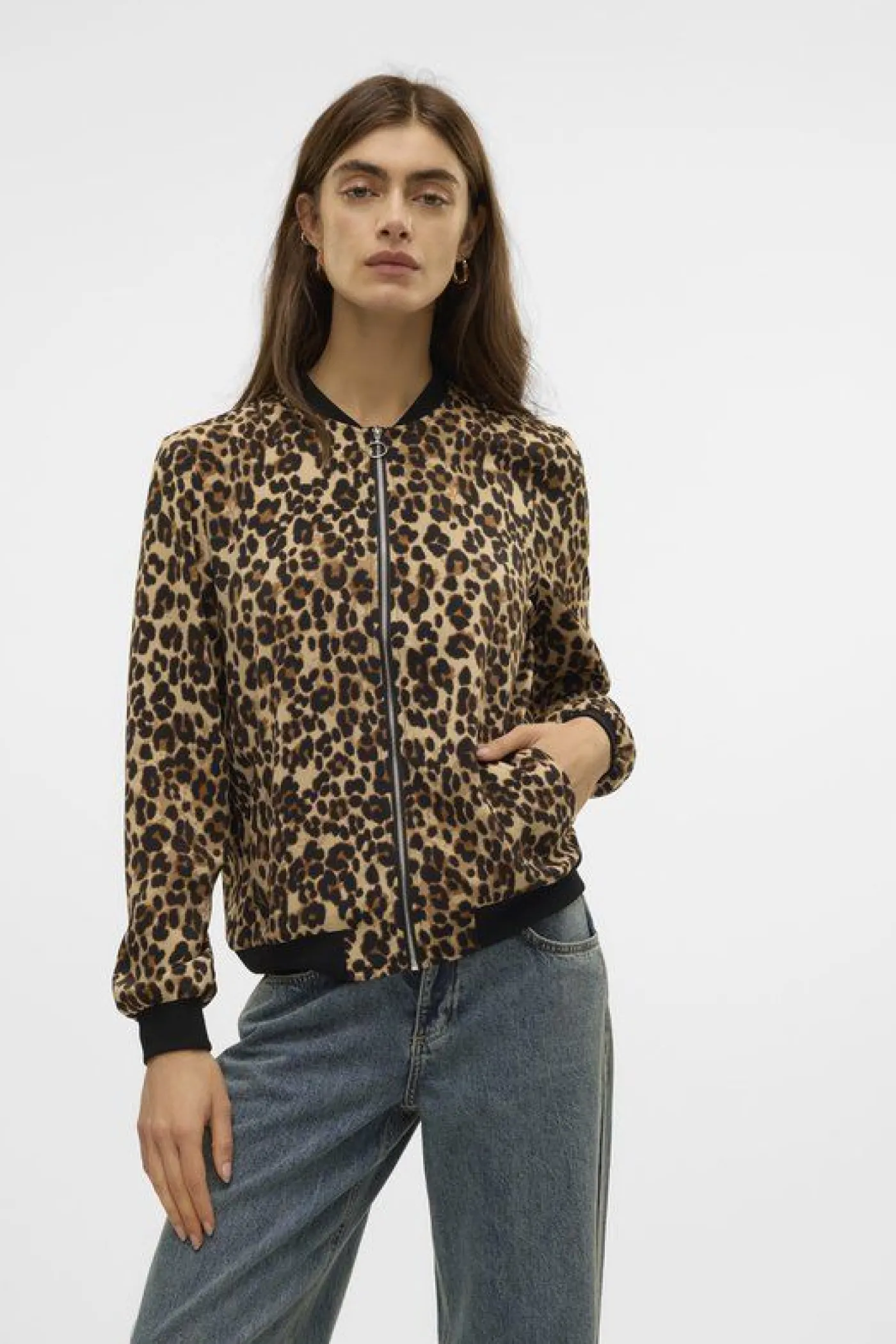 VMCOCO L/S BOMBER AOP GA WVN NOOS