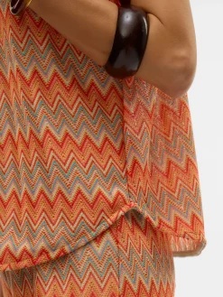 VMDICTE SS V-NECK TOP JRS GA VO