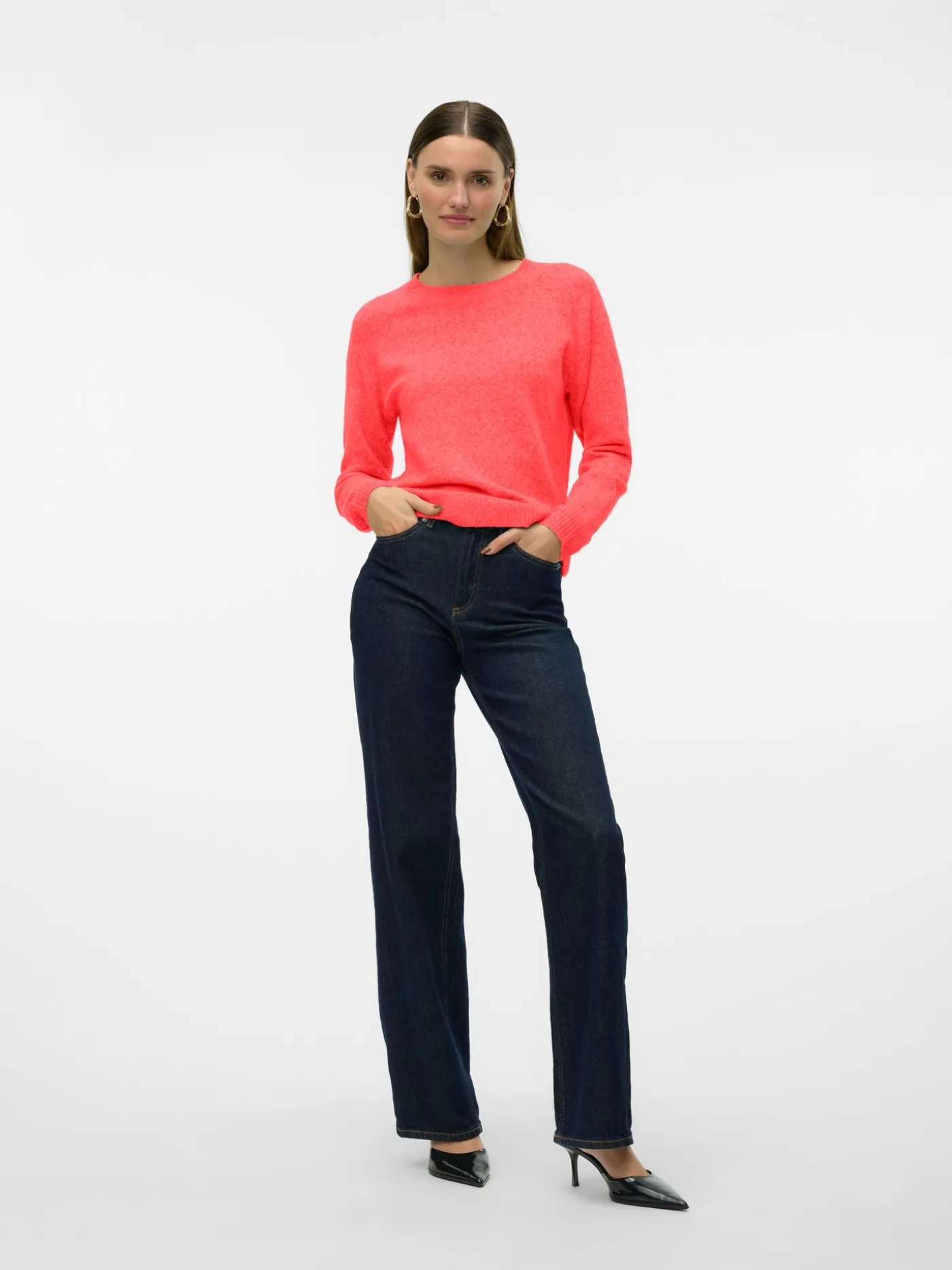 VMDOFFY LS O-NECK BLOUSE GA NOOS