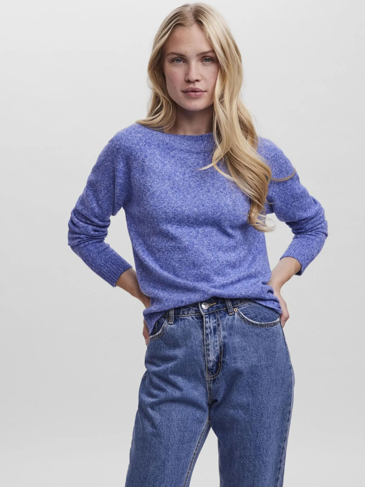 VMDOFFY LS O-NECK BLOUSE GA NOOS